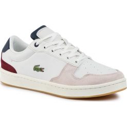 Sneakersy LACOSTE - Masters Cup 319 2 Sma 7-38SMA0037OND Off Wht/Nvy/Dk Red. Białe sneakersy męskie Lacoste, bez zapięcia. Za 499,99 zł.