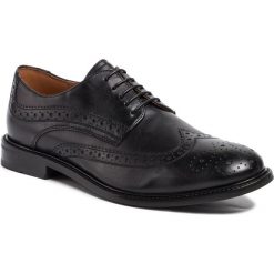 Półbuty GINO ROSSI - MPU209-CHUCK-01 Black. Czarne buty wizytowe męskie Gino Rossi, bez wzorów, ze skóry, eleganckie, bez zapięcia. W wyprzedaży za 269,99 zł.
