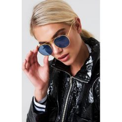 Le Specs Okulary przeciwsłoneczne Revolution - Gold. Pomarańczowe okulary przeciwsłoneczne damskie marki Le Specs, okrągłe. W wyprzedaży za 170,06 zł.