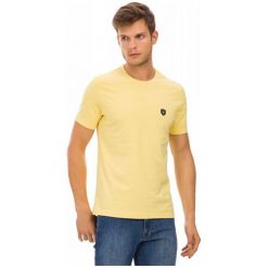 Galvanni T-Shirt Męski Wawe M Żółty. Żółte koszulki męskie marki GALVANNI, m, bez wzorów, bez kołnierzyka, bez rękawów. Za 109,00 zł.