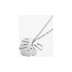 NASZYJNIK LIŚĆ MONSTERA. Szare naszyjniki damskie Vander jewelery, ze stali. Za 89,00 zł.