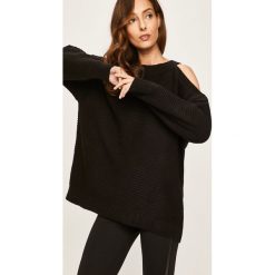 Answear - Sweter. Czarne swetry damskie ANSWEAR, s, bez wzorów, z wiskozy, bez rękawów, bez kaptura. W wyprzedaży za 69,90 zł.