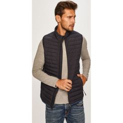 Jack & Jones - Bezrękawnik. Czarne płaszcze męskie Jack & Jones, xl, bez wzorów, z poliesteru, bez kaptura. Za 219,90 zł.
