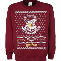 Bejsbolówki męskie: Harry Potter Xmas Crest Bluza czerwony