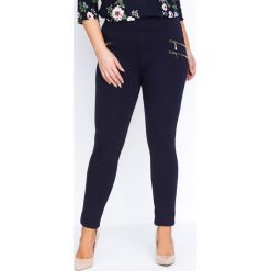 Spodnie damskie: Granatowe Legginsy Ultra Vibe