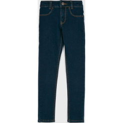 Levi's - Jeansy dziecięce 710 116-164 cm. Niebieskie jeansy dziewczęce Levi's®, s, bez wzorów, z elastanu. Za 169,90 zł.