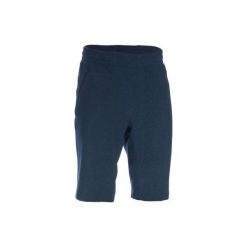 Spodenki Slim Gym & Pilates 520 męskie. Niebieskie spodenki i szorty męskie marki DOMYOS, xl, z bawełny. Za 64,99 zł.