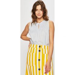Levi's - Top. Niebieskie bluzki damskie Levi's®, s, bez wzorów, z bawełny, bez kołnierzyka, bez rękawów. W wyprzedaży za 79,90 zł.