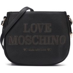 Love Moschino Cross body bag Czarny. Czarne torebki klasyczne damskie w paski, z materiału. Za 738,95 zł.