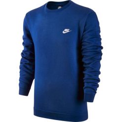 MĘSKA BLUZA NIKE CLUB CREW (XL). Bluzy męskie Nike, xl, bez wzorów, z bawełny, z podwójnym kołnierzykiem, bez rękawów, bez kaptura. Za 199,99 zł.