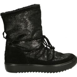Botki - 5503F VEL NER. Czarne botki damskie skórzane Venezia. Za 279,00 zł.