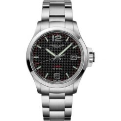 LONGINES Conquest L3.726.4.66.6. Szare zegarki męskie LONGINES, ze stali. Za 4050,00 zł.