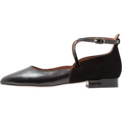 Buty damskie: mint&berry Baleriny z zapięciem black