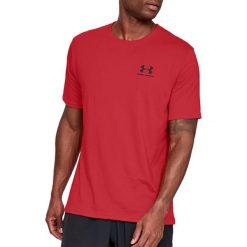 UNDER ARMOUR SPORTSTYLE LEFT CHEST > 1326799-600. Koszulki męskie Under Armour, s, bez wzorów, z bawełny, klasyczne, bez kołnierzyka, z krótkim rękawem, krótkie. Za 79,99 zł.