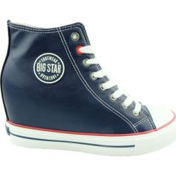 Trampki damskie BIG STAR EE274610, Kolor granatowy. Niebieskie trampki i tenisówki damskie BIG STAR, bez wzorów, bez zapięcia. Za 140,00 zł.