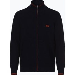 BOSS Athleisure - Kardigan męski – Zodney, niebieski. Niebieskie kardigany męskie BOSS Athleisure, xl, bez wzorów, z materiału. Za 749,95 zł.