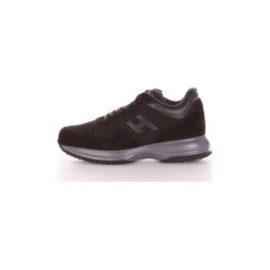 Buty Hogan HXM00N0U041H18. Czarne trampki męskie Hogan, bez wzorów, bez zapięcia. Za 879,58 zł.