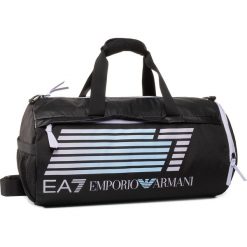Torba EA7 EMPORIO ARMANI - 285610 0P810 76820 Black/Acquamarine. Czarne torby podróżne EA7 Emporio Armani, bez wzorów, z materiału. Za 549,00 zł.