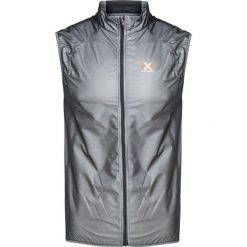 Kamizelka X-BIONIC RUNNING STREAMLITE. Szare bluzy męskie X BIONIC, s, bez wzorów, ze skóry, bez kołnierzyka, bez rękawów, bez kaptura. W wyprzedaży za 476,00 zł.