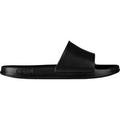 Coqui Męskie klapki Tora Black 7081-100-2200 (rozmiar 43). Czarne kapcie męskie Coqui, bez wzorów. W wyprzedaży za 27,00 zł.