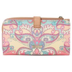 Desigual Portfel Damski Wielokolorowy Mone Grand Valkiria Ester. Szare portfele damskie marki Desigual, bez wzorów. Za 229,00 zł.