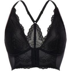 Biustonosz braletka Gossard Superboost Deep V 7718. Czarne biustonosze Gossard, bez wzorów, z elastanu. Za 229,00 zł.