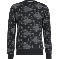 Swetry klasyczne męskie: LAGERFELD Sweter black