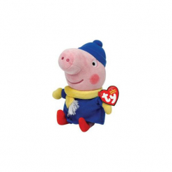 Maskotka TY INC Beanie Babies Zimowy George Peppa 15 cm. Różowe przytulanki i maskotki TY INC. Za 29,99 zł.