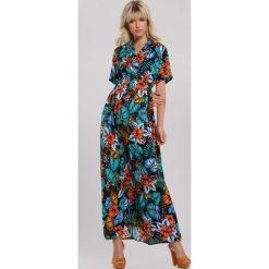 Granatowa Sukienka Lowprofile. Niebieskie sukienki damskie other, xl, bez wzorów, bez kołnierzyka, bez rękawów, maxi. Za 69,99 zł.