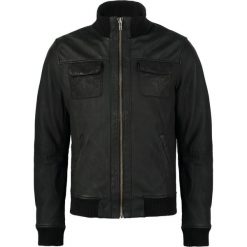 Kurtki męskie bomber: Goosecraft Kurtka skórzana black