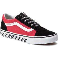 Tenisówki VANS - Old Skool VN0A38HBVI71 (Logo Pop) Black/True Whi. Czerwone trampki dziewczęce Vans, bez wzorów, z zamszu, na sznurówki. Za 219,00 zł.