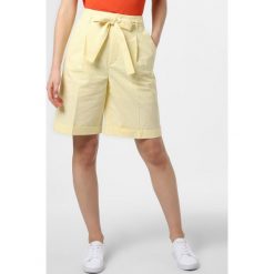 BOSS Casual - Spodenki damskie – Sarlie, żółty. Żółte spodenki sportowe damskie BOSS Casual, w paski, eleganckie. Za 549,95 zł.