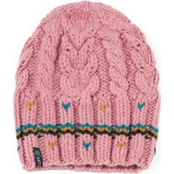 Czapka damska Stripes różowa. Szare czapki zimowe damskie marki Art of Polo, z wełny. Za 37,60 zł.