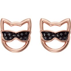 Karl Lagerfeld - Kolczyki. Żółte kolczyki damskie KARL LAGERFELD, z kryształem, metalowe. Za 249,90 zł.