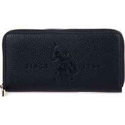 U.S. POLO ASSN. portfel damski Crestwood Large Zip Around Wallet czarny. Czarne portfele damskie U.S. Polo Assn., bez wzorów. Za 209,00 zł.