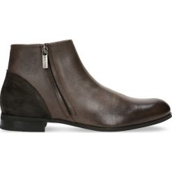 Botki IVO. Brązowe botki męskie Gino Rossi, na jesień, ze skóry. Za 359,94 zł.
