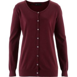 Sweter rozpinany bonprix czerwony klonowy. Czerwone kardigany damskie bonprix. Za 59,99 zł.