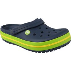 Crocs Crockband 11016-40I 41/42 Granatowe. Klapki damskie Crocs, bez wzorów, z syntetyku, bez obcasa. W wyprzedaży za 149,99 zł.