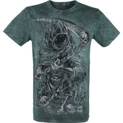 Gothicana by EMP Rebel Soul T-Shirt turkusowy. Niebieskie koszulki męskie marki Gothicana by EMP, l, z nadrukiem, z okrągłym kołnierzem. Za 94,90 zł.