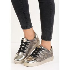 Złote Buty Sportowe Cassius. Żółte buty sportowe damskie Born2be, z materiału. Za 39,99 zł.