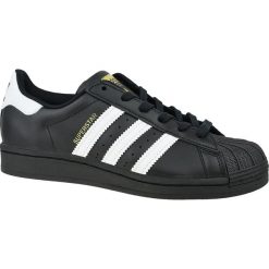 Adidas Superstar J EF5398 buty sneakers uniseks czarne 36 2/3. Czarne buty sportowe damskie Adidas, w paski, ze skóry, eleganckie, do koszykówki, adidas superstar. W wyprzedaży za 259,99 zł.