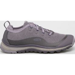 Keen - Buty. Fioletowe buty sportowe damskie Keen, bez wzorów, ze skóry, sportowe, outdoorowe. W wyprzedaży za 249,90 zł.