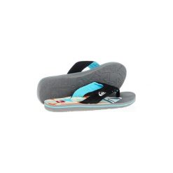 Klapki Quiksilver Layba EQYL100010-XSKB. Szare kapcie męskie Quiksilver, bez wzorów. Za 79,20 zł.