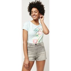 O'Neill Tropical Koszulka Niebieski. Niebieskie koszulki damskie O'Neill, l, z nadrukiem, z bawełny, bez kołnierzyka. Za 137,95 zł.