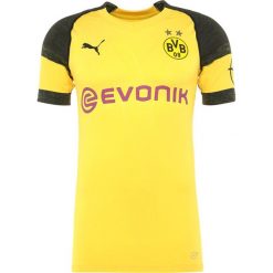 Puma BVB BORUSSIA DORTMUND AUTHENTIC HOME Artykuły klubowe cyber yellow. Żółte koszulki męskie Puma, s, bez wzorów, z poliesteru, sportowe, bez kołnierzyka, bez rękawów. Za 509,00 zł.