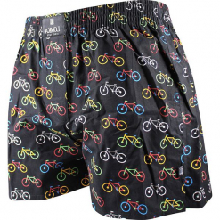 Szorty męskie LONKA Bike. Czarne bokserki męskie Astratex, z tkaniny. Za 45,99 zł.