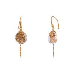 Kolczyki Srebrne - srebro 925, Swarovski. Szare kolczyki damskie marki W.KRUK, srebrne. Za 579,00 zł.
