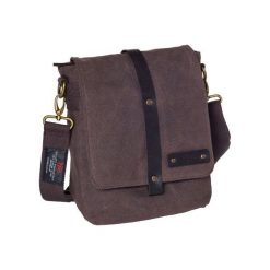 Bawełniana torba na ramię unisex 2JUS by DAAG Zone 2 brązowa - Brązowy. Pomarańczowe torby męskie skórzane daag, bez wzorów, z bawełny, na ramię. Za 109,99 zł.