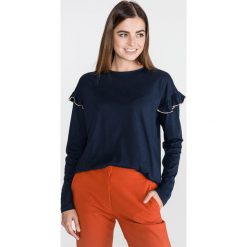 Tommy Hilfiger Molly Koszulka Niebieski. Niebieskie koszulki damskie TOMMY HILFIGER, s, bez wzorów, z bawełny, bez kołnierzyka. Za 292,95 zł.
