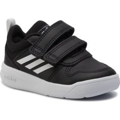 Buty adidas - Tensaurus I EF1102 Cblack/Ftwwht/Cblack. Czarne półbuty chłopięce Adidas, bez zapięcia. W wyprzedaży za 79,00 zł.